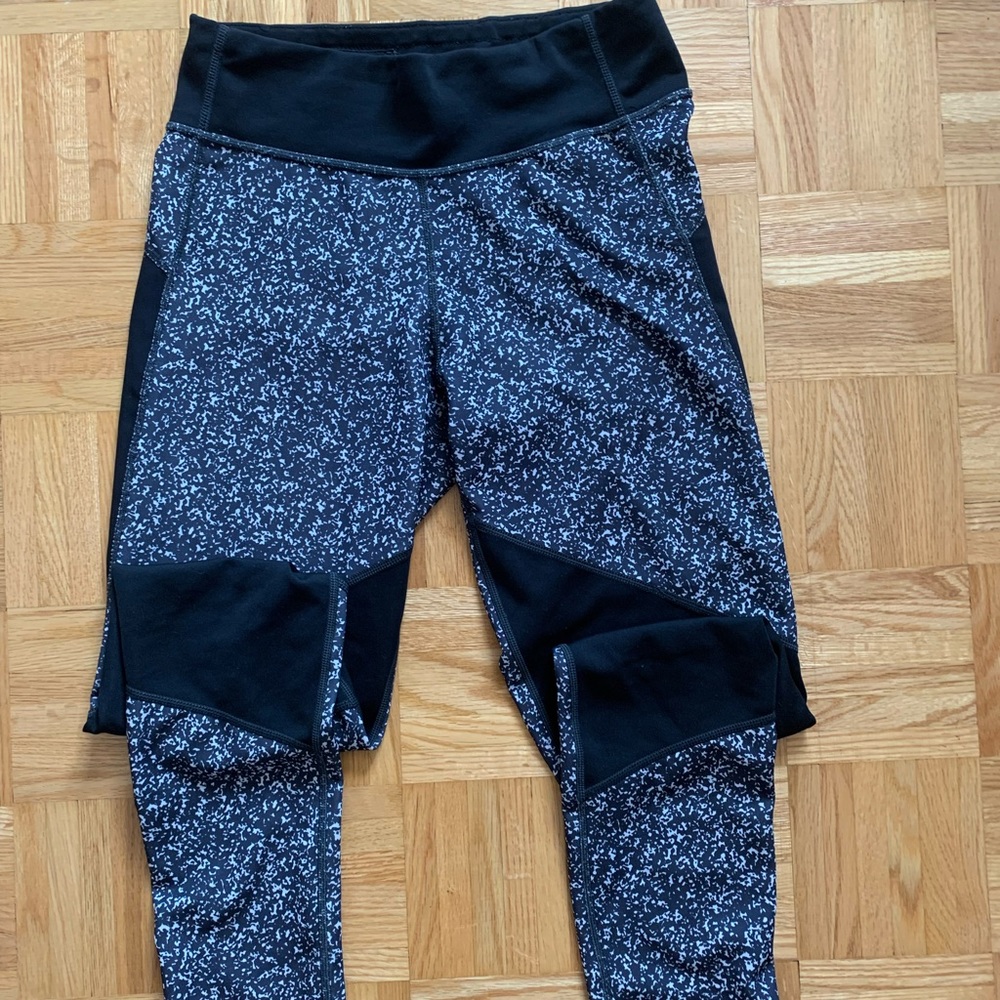 Adidas athletic black and white leggings